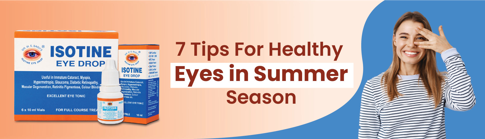7 Tips For Healthy Eyes in Summer Season