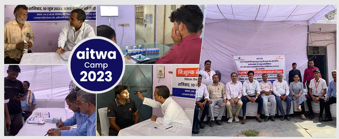 Eye Care Camp by Jagat Pharma in association with AITWA