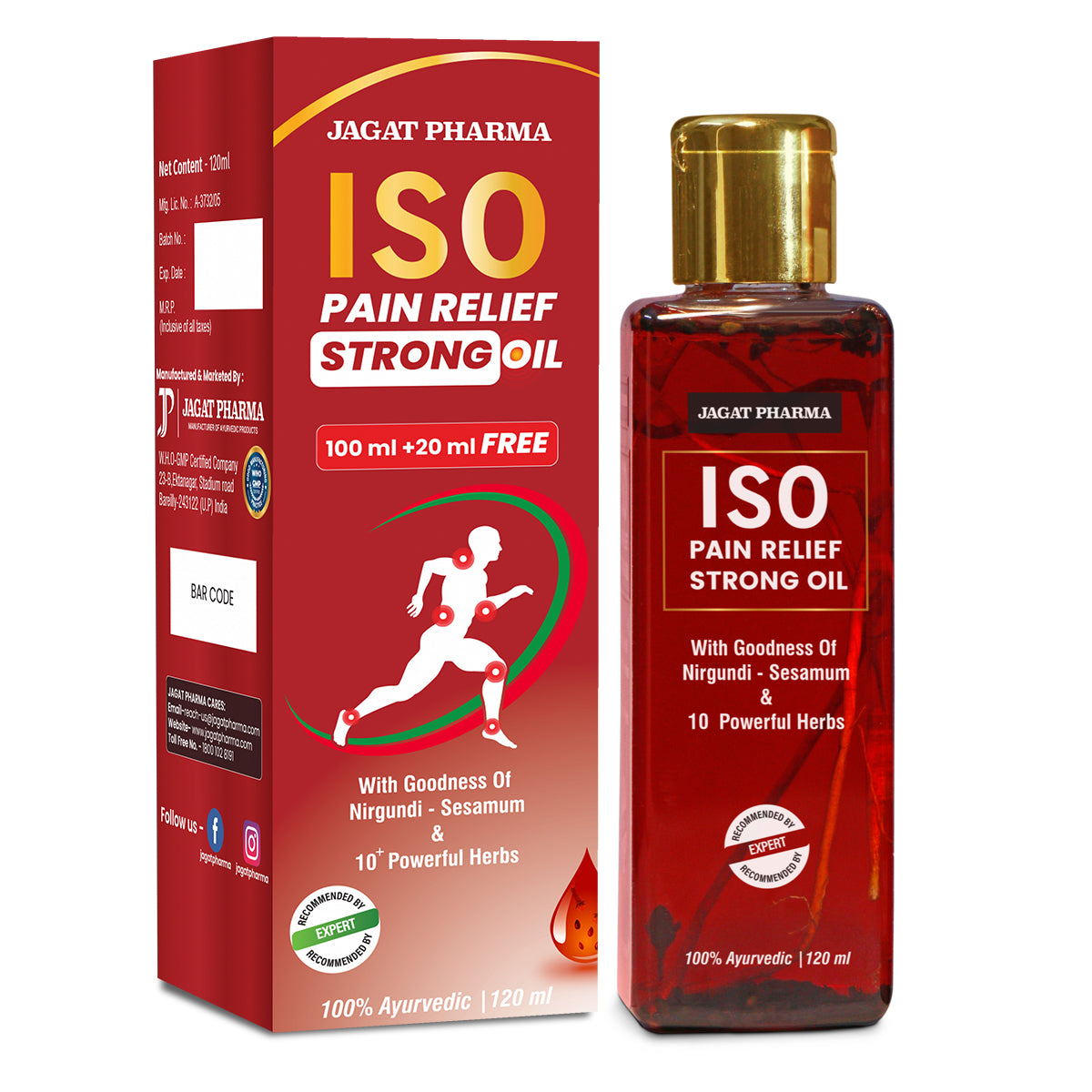 Iso Pain Relief Strong Oil