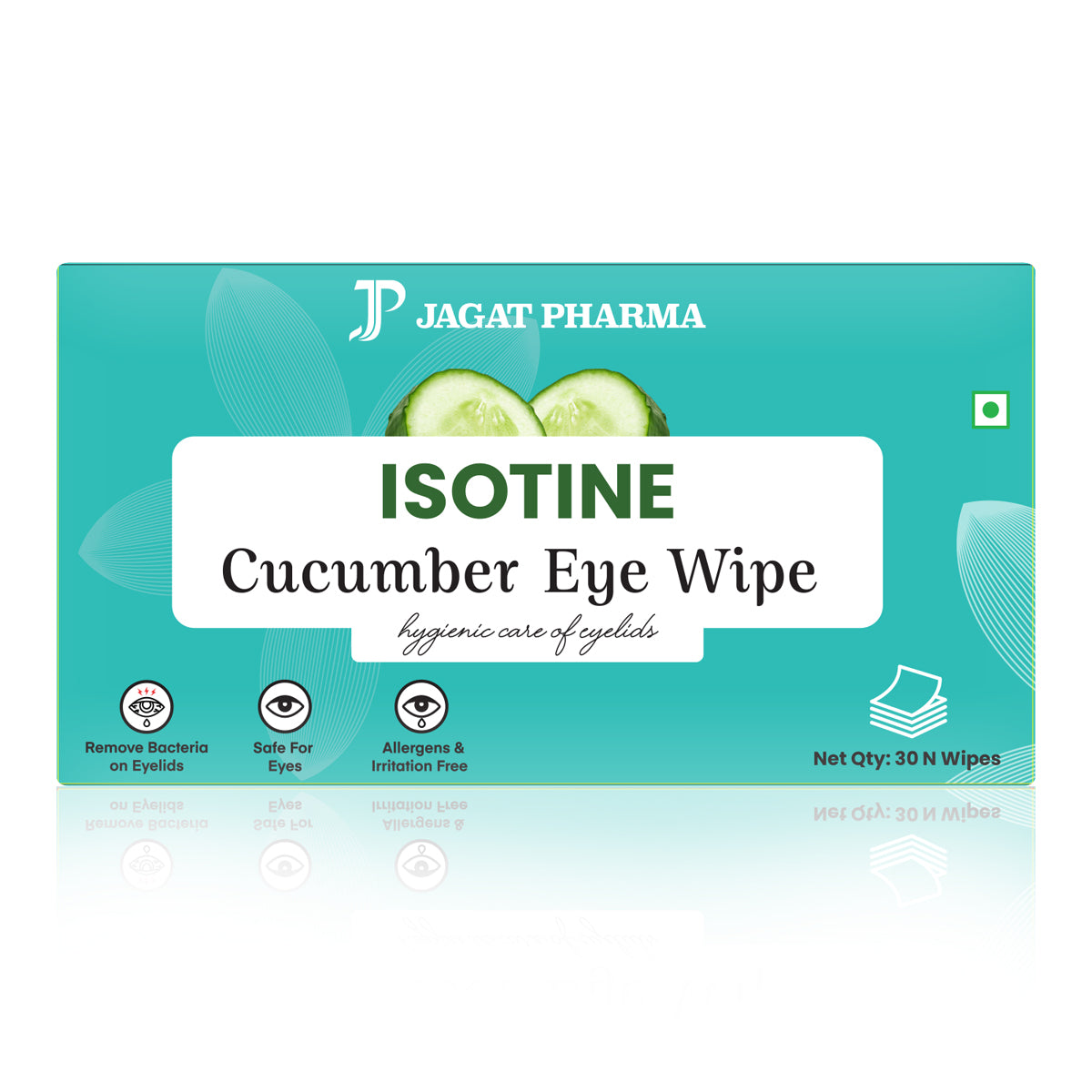 Isotine Cucumber Eye Wipes Pack 30