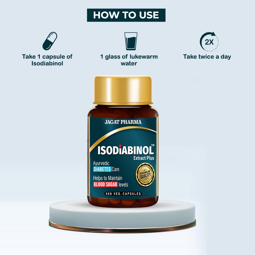 ISODIABINOL Capsules 100% Ayurvedic Diabetes Care 60 Caps ISODIABINOL Capsules 100% Ayurvedic Diabetes Care 60 Caps