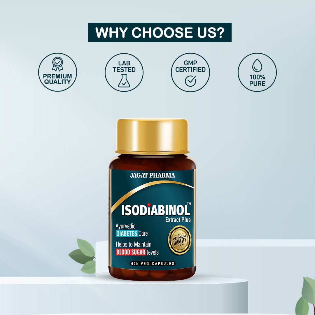ISODIABINOL Capsules 100% Ayurvedic Diabetes Care 60 Caps ISODIABINOL Capsules 100% Ayurvedic Diabetes Care 60 Caps