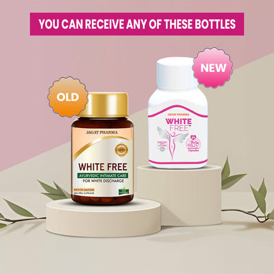 Jagat Pharma White Free Ayurvedic Capsules for Leucorrhea And White Discharge