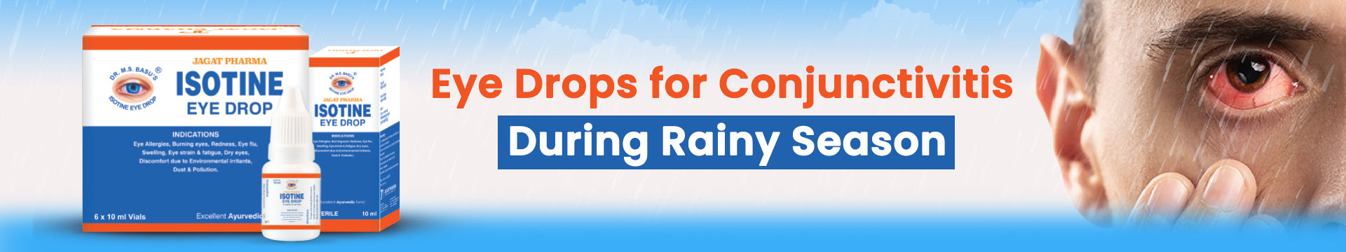 Eye Drops for Conjunctivitis During Rainy Season