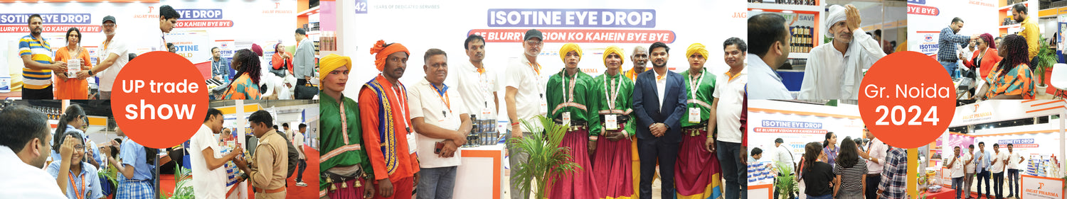 Jagat Pharma at the UP International Trade Show: Promoting Eye Health and Wellness