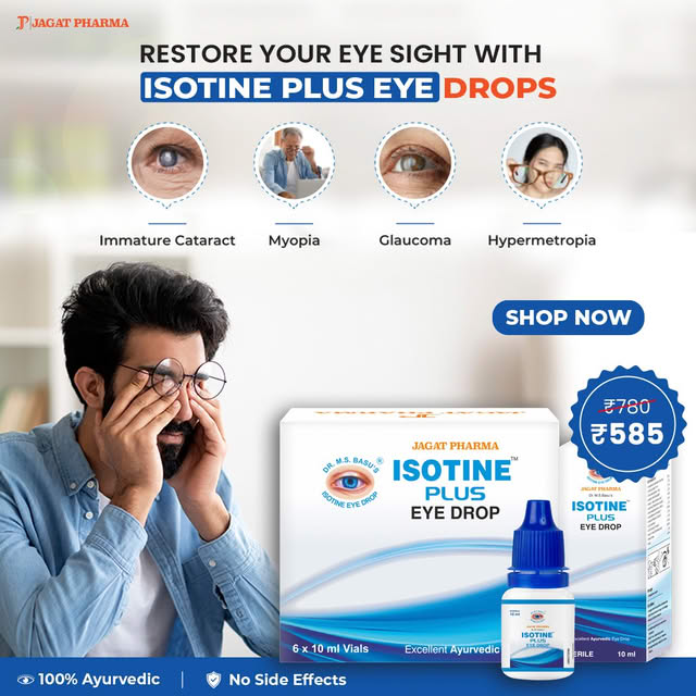 Isotine Plus Eye Drops-  Restoring Clarity & Vision