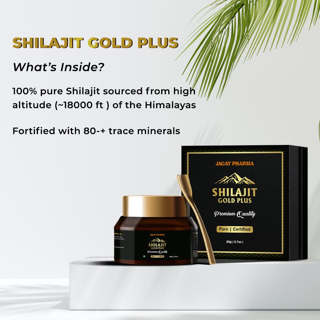 Himalayan Shilajit Gold Plus Resin 20g -For Strength Stamina