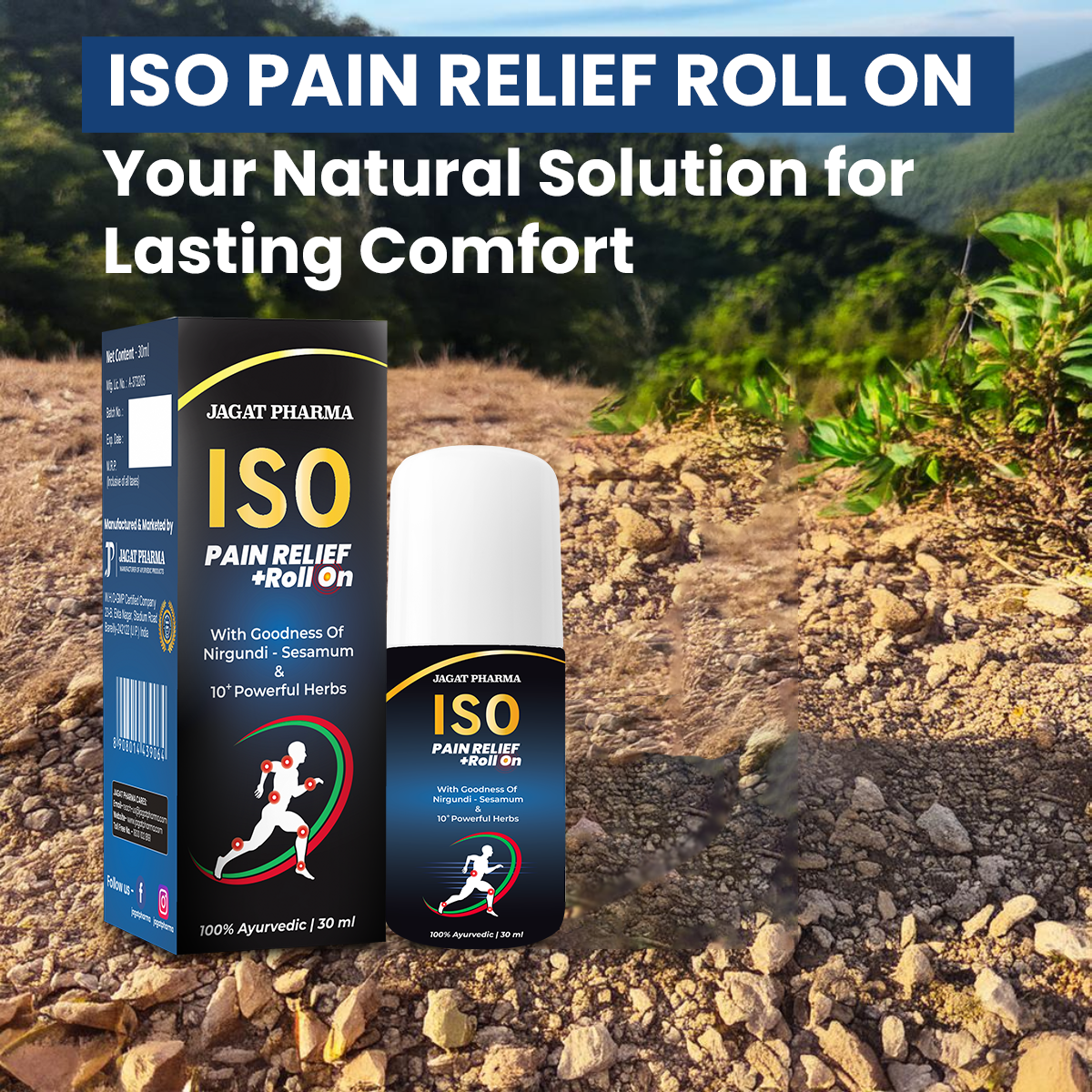 ISO Pain Relief Roll On
