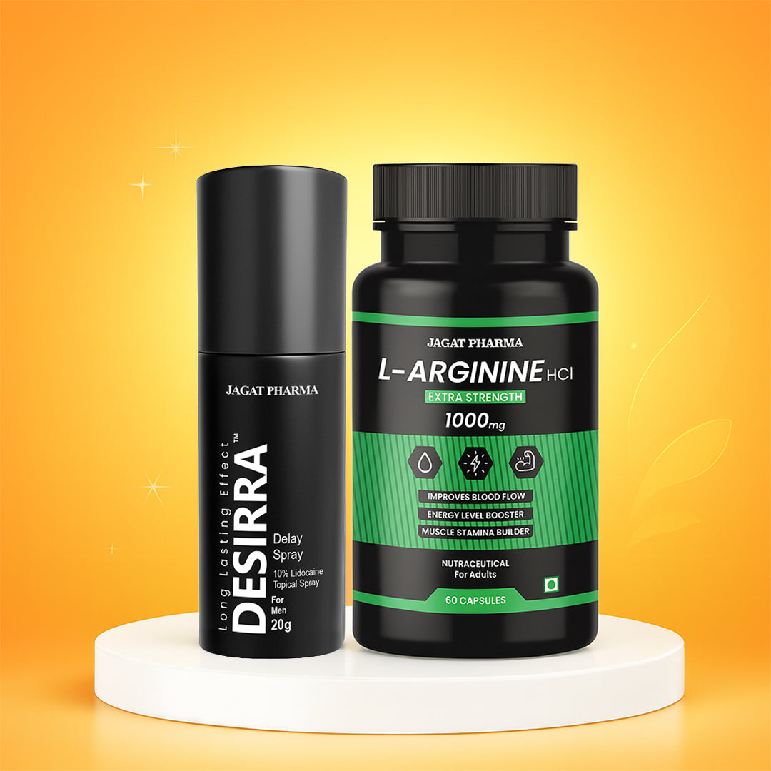 L-Arginine + Desirra: Strength, Stamina & Performance Redefined!