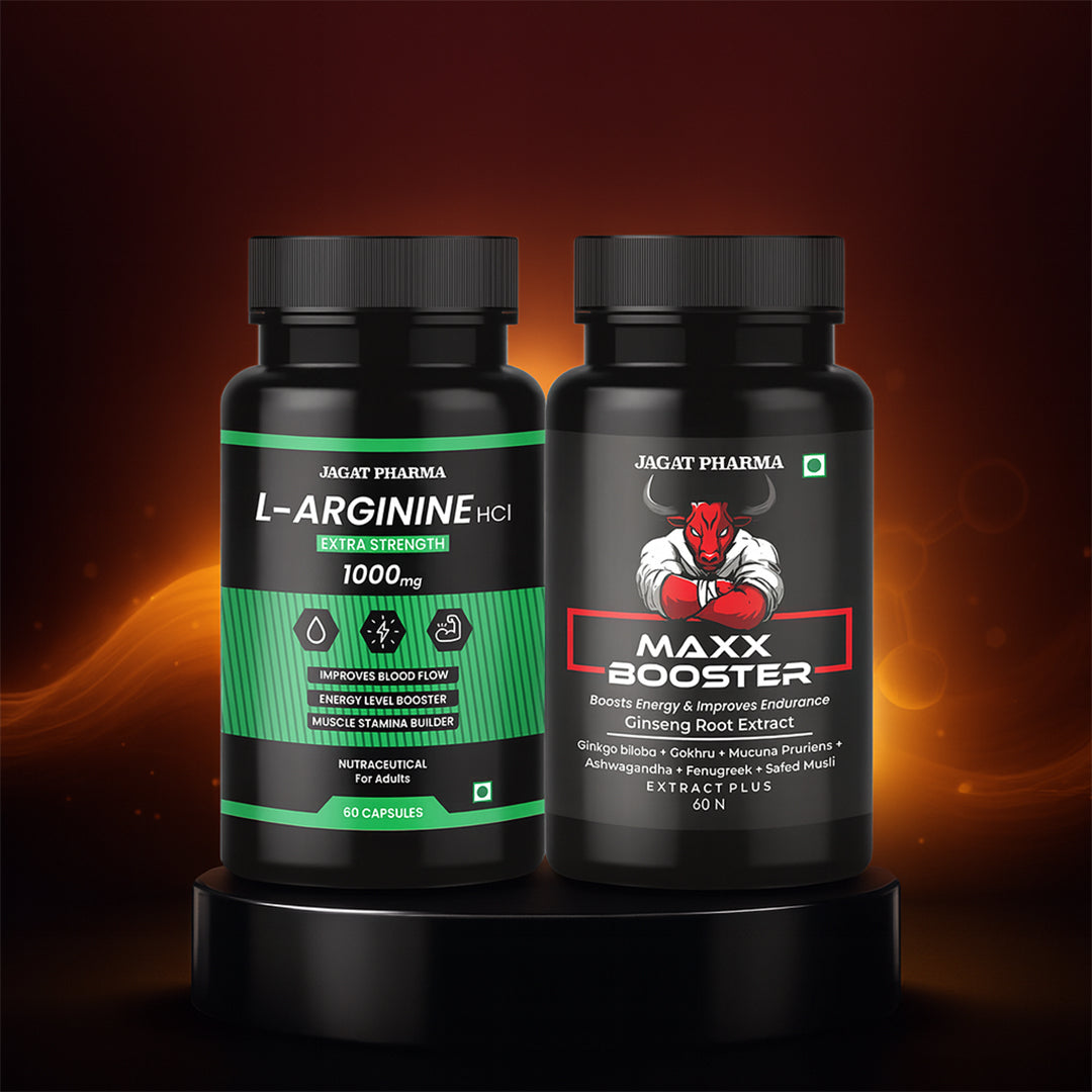 L-Arginine + Maxx Booster: Power, Stamina & Peak Performance!
