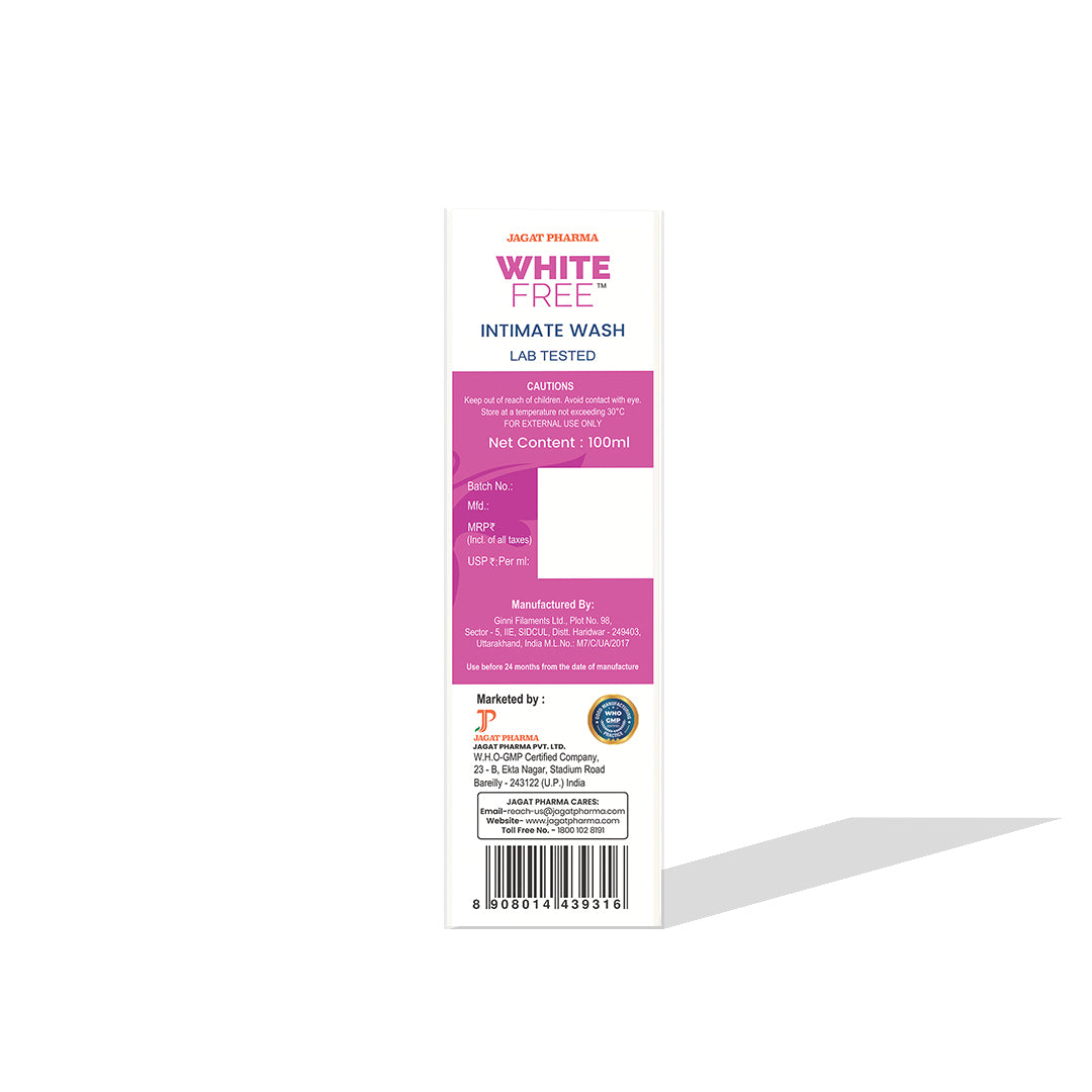 White Free Intimate Wash Advanced Intimate Hygiene Care for Women (Pack of 3)