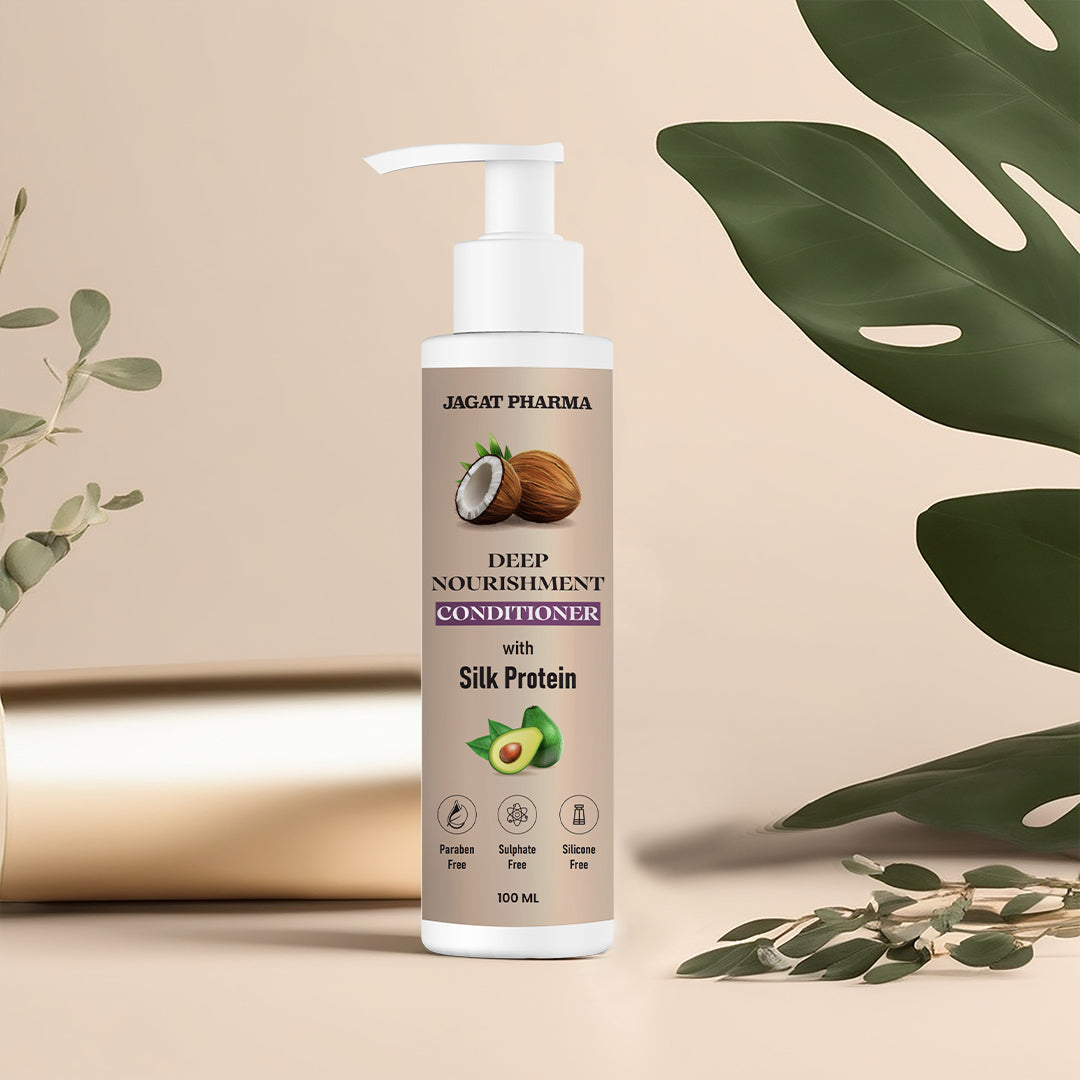 Deep Nourishment Conditioner With Silk Protein - Unlock Luxurious Silkiness for Your Hair