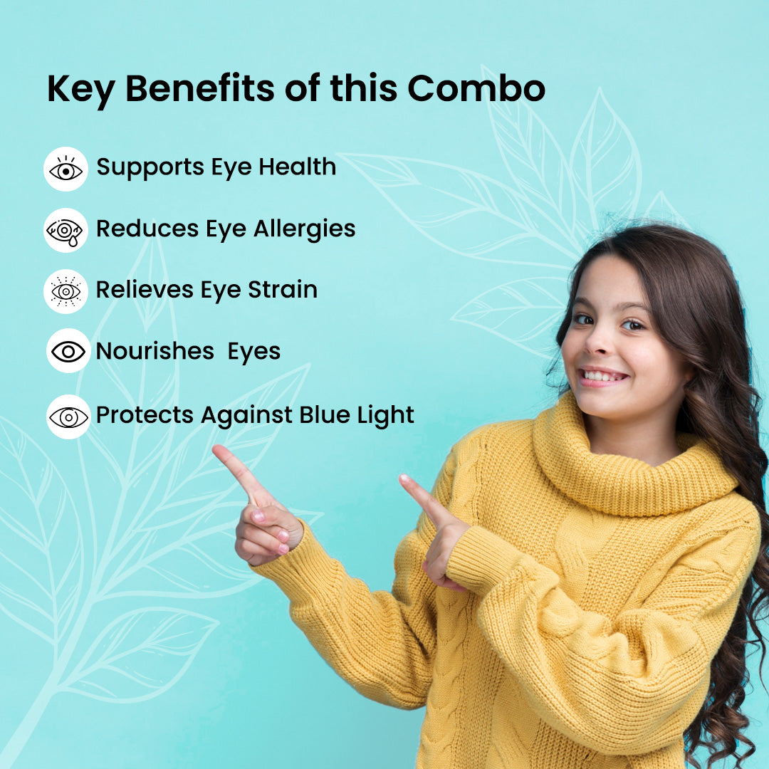 Isotine Eye Gummy (Kids) + Isotine Plain Combo: Daily Care for Healthy Eyes