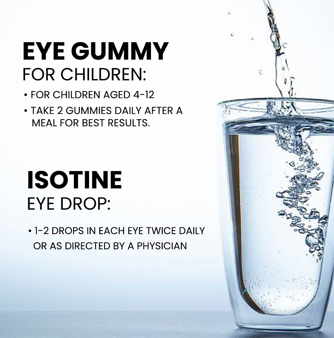 Eye Gummy + Isotine Plain Combo: Daily Care for Healthy Eyes