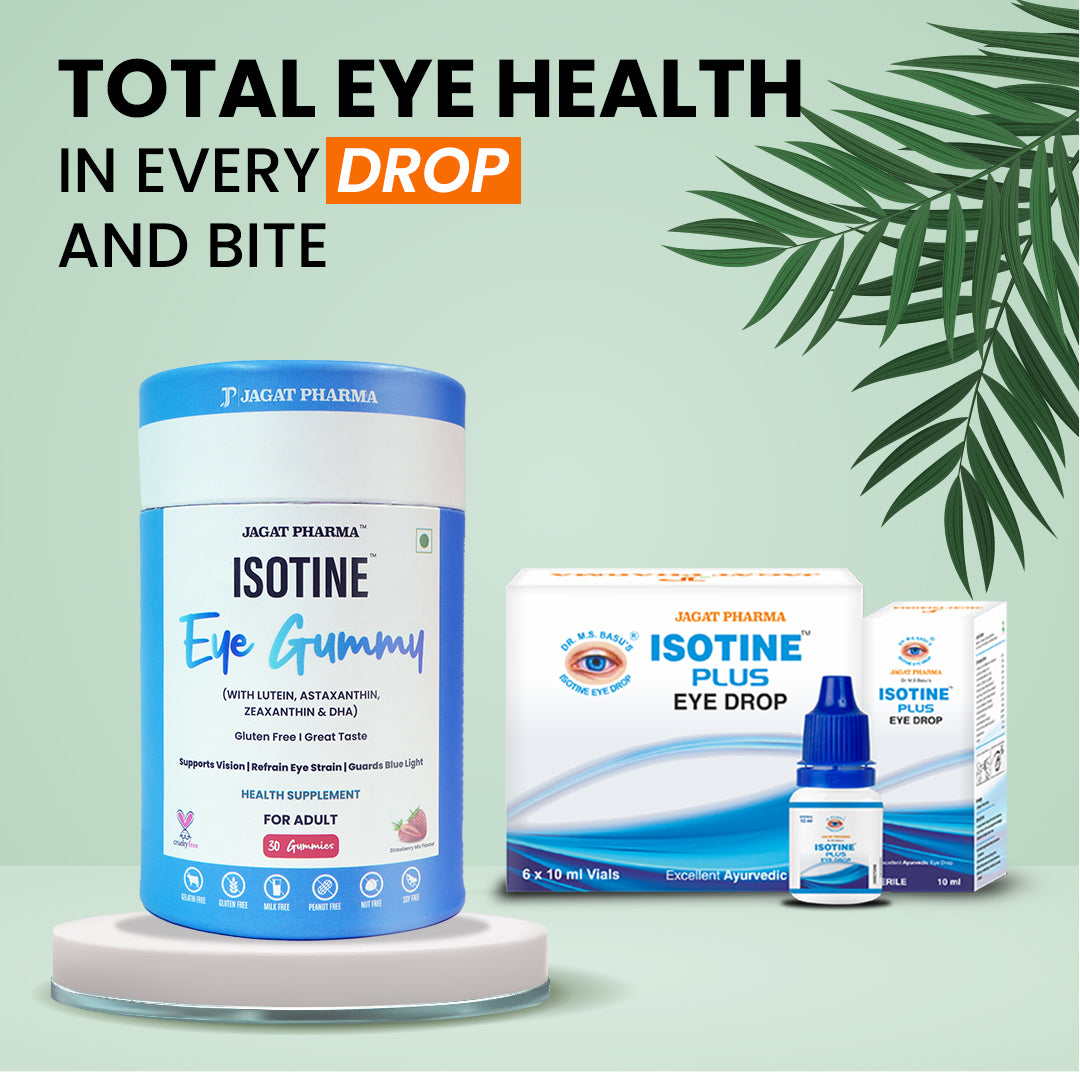 Isotine Eye Gummy (Adults) + Isotine Plus Combo: Ultimate Nutritional Support for Healthy Eyes