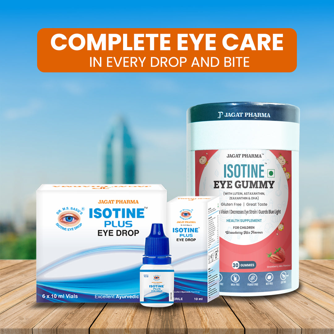 Isotine Eye Gummy (Kids) + Isotine Plus Combo: For Vibrant Vision and Lasting Eye Health