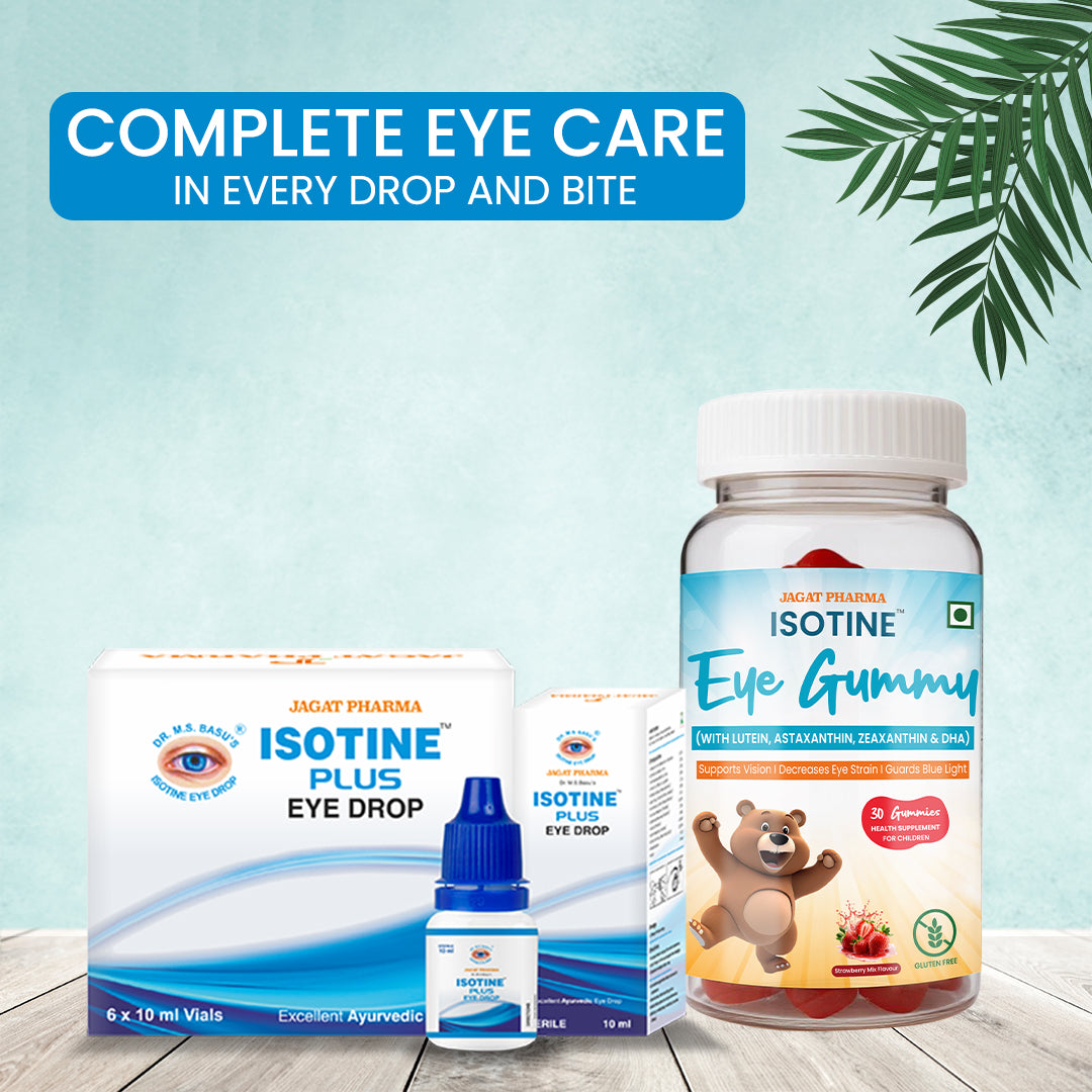 Isotine Eye Gummy (Kids) + Isotine Plus Combo: For Vibrant Vision and Lasting Eye Health