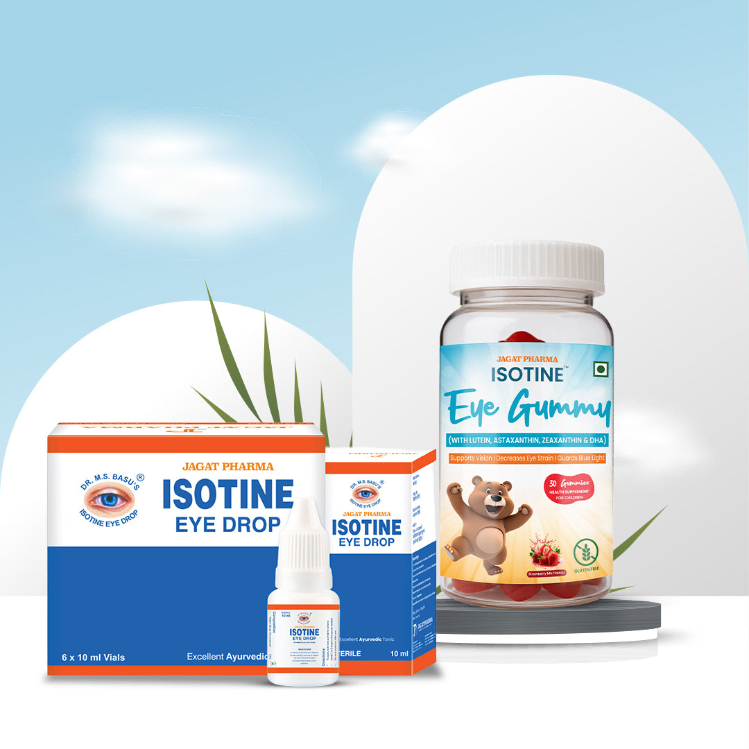 Isotine Eye Gummy (Kids) + Isotine Plain Combo: Daily Care for Healthy Eyes