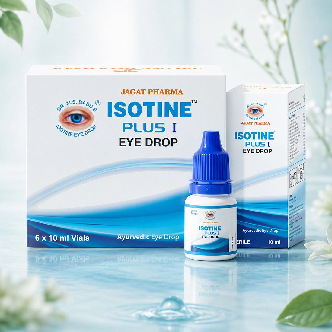 Isotine Plus I Eye Drops - 6 Vials in One Pack