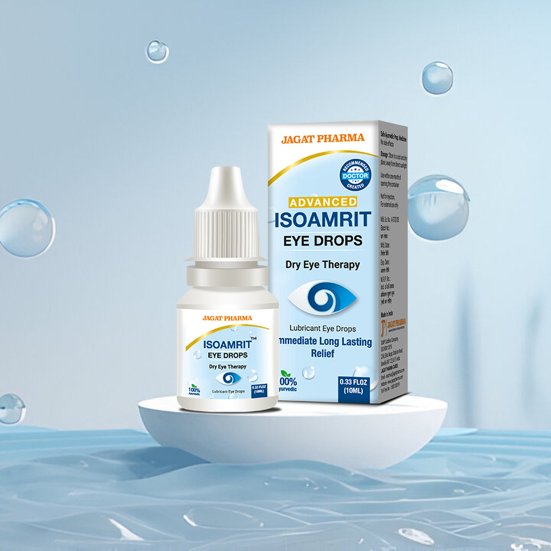 ISOAMRIT Ayurvedic Eye Drops for Dry Eyes- 10ml