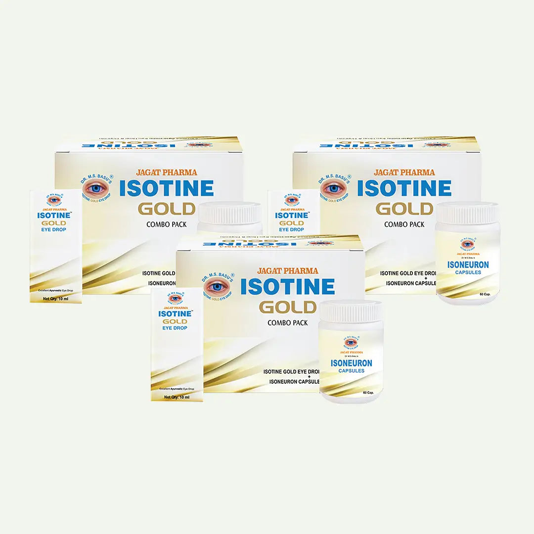 Isotine Gold Eye Drops  Pack of 3