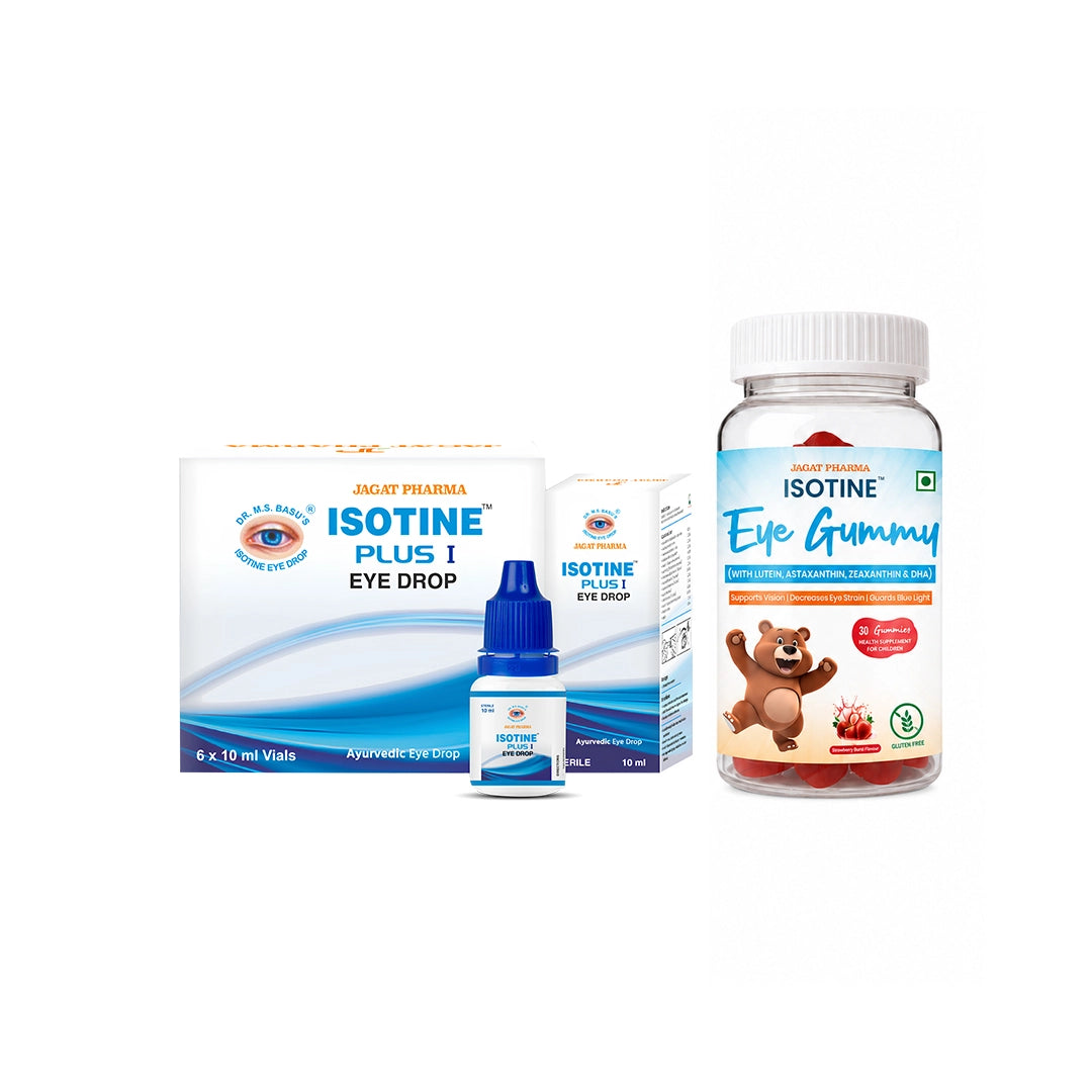 Isotine Eye Gummy (Kids) + Isotine Plus Combo: For Vibrant Vision and Lasting Eye Health