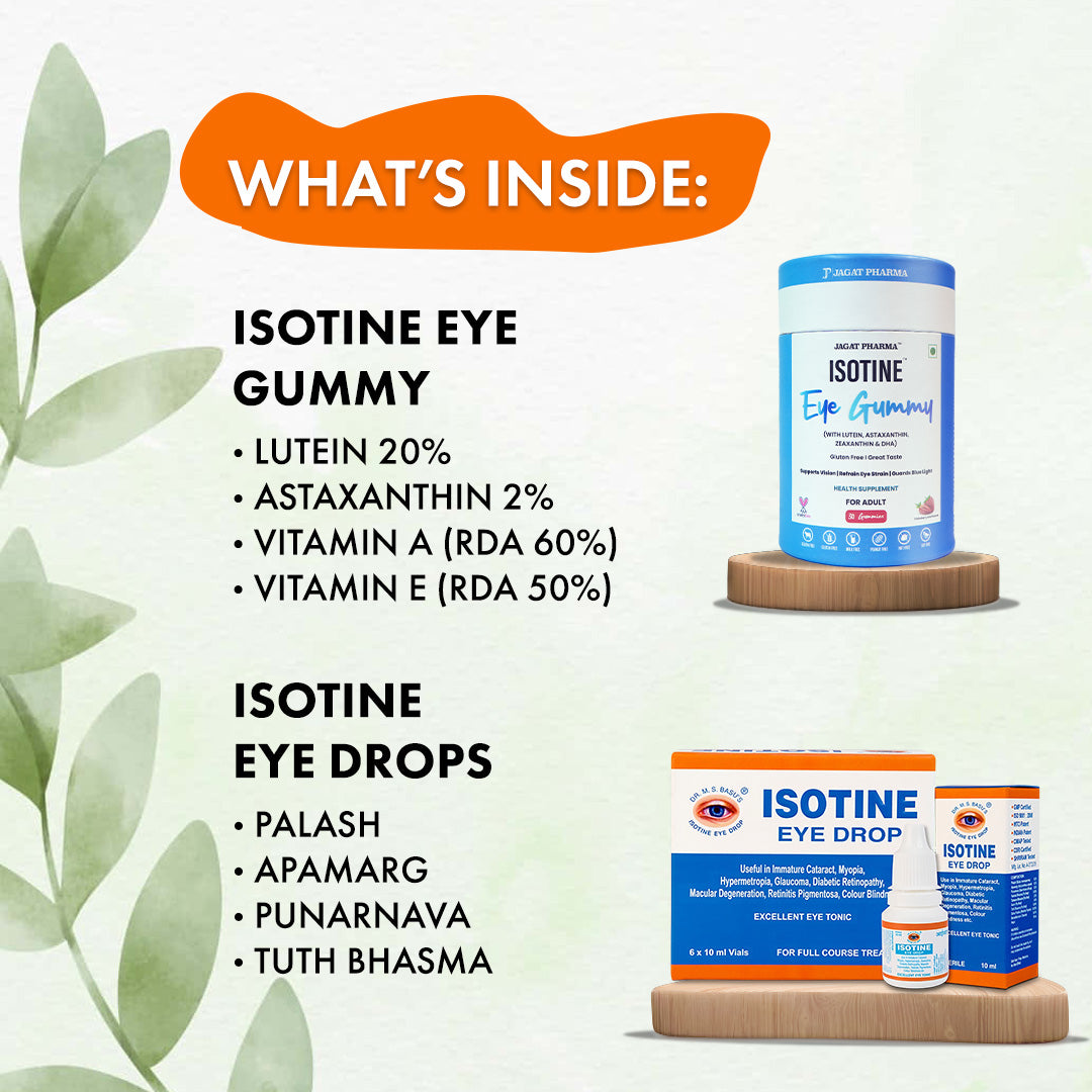 Eye Gummy + Isotine Eye Drop Combo: The Ultimate Eye Boost for Your Eyes