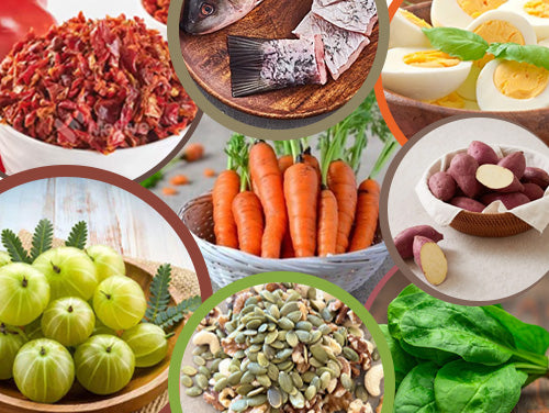 Nutrient Rich Foods for Eye Health 500x375