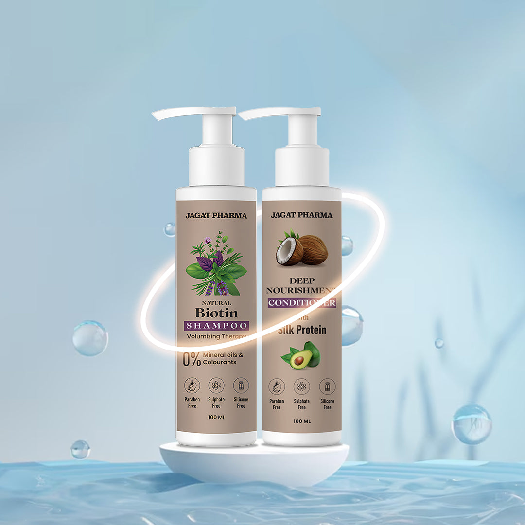 Jagat Pharma Shampoo + Conditioner: Dynamic Duo for Healthy & Beautiful Hair
