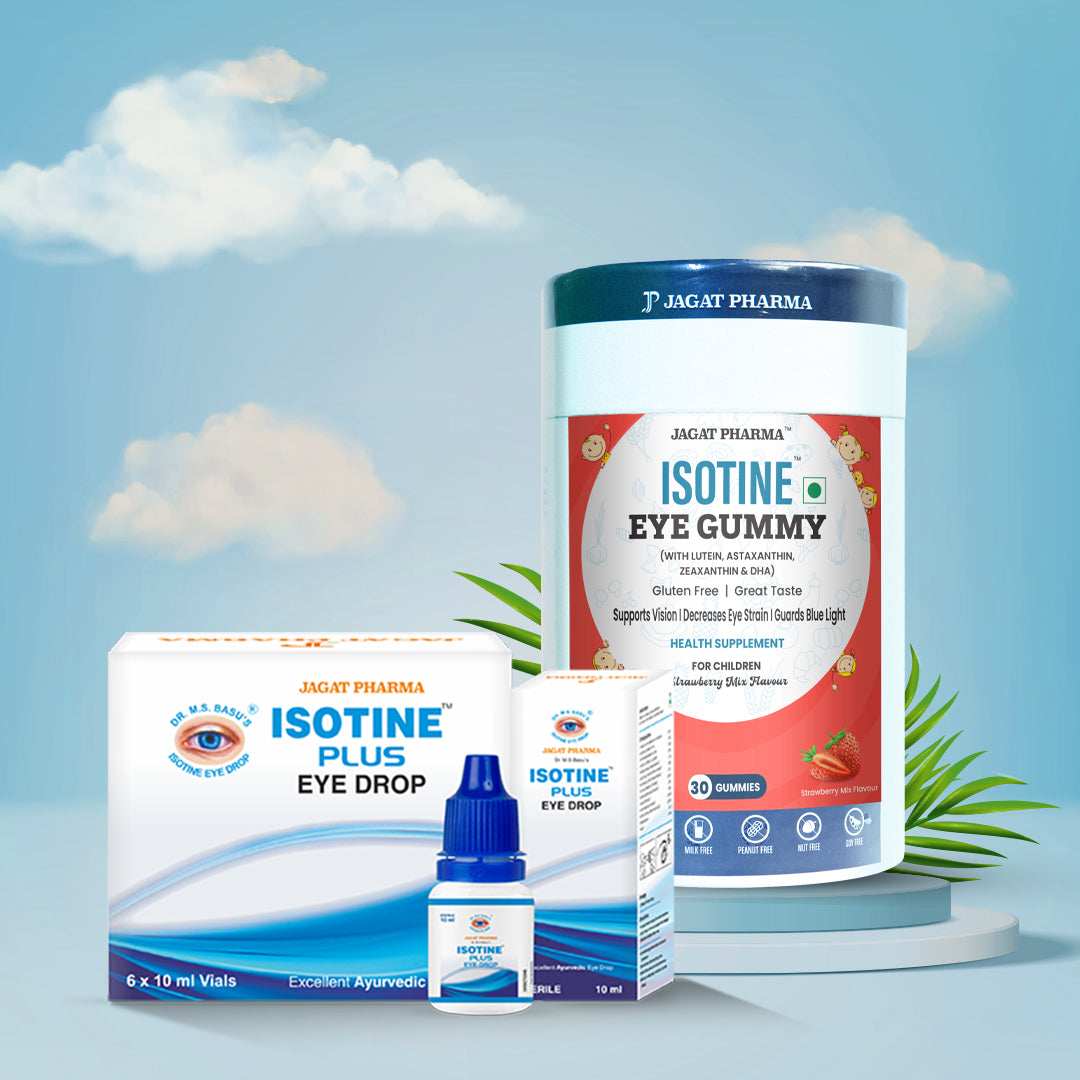 Isotine Eye Gummy (Kids) + Isotine Plus Combo: For Vibrant Vision and Lasting Eye Health