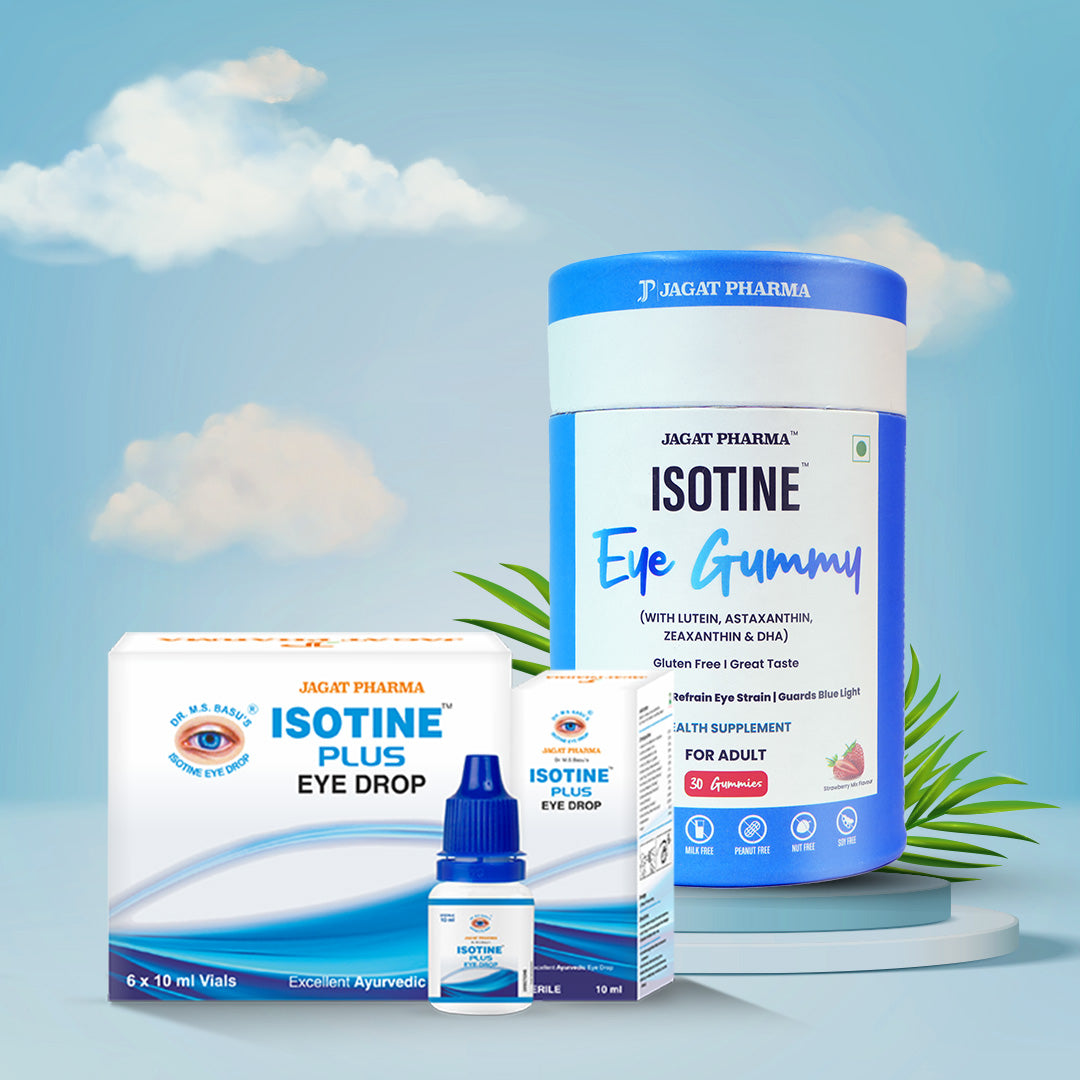 Isotine Eye Gummy (Adults) + Isotine Plus Combo: Ultimate Nutritional Support for Healthy Eyes