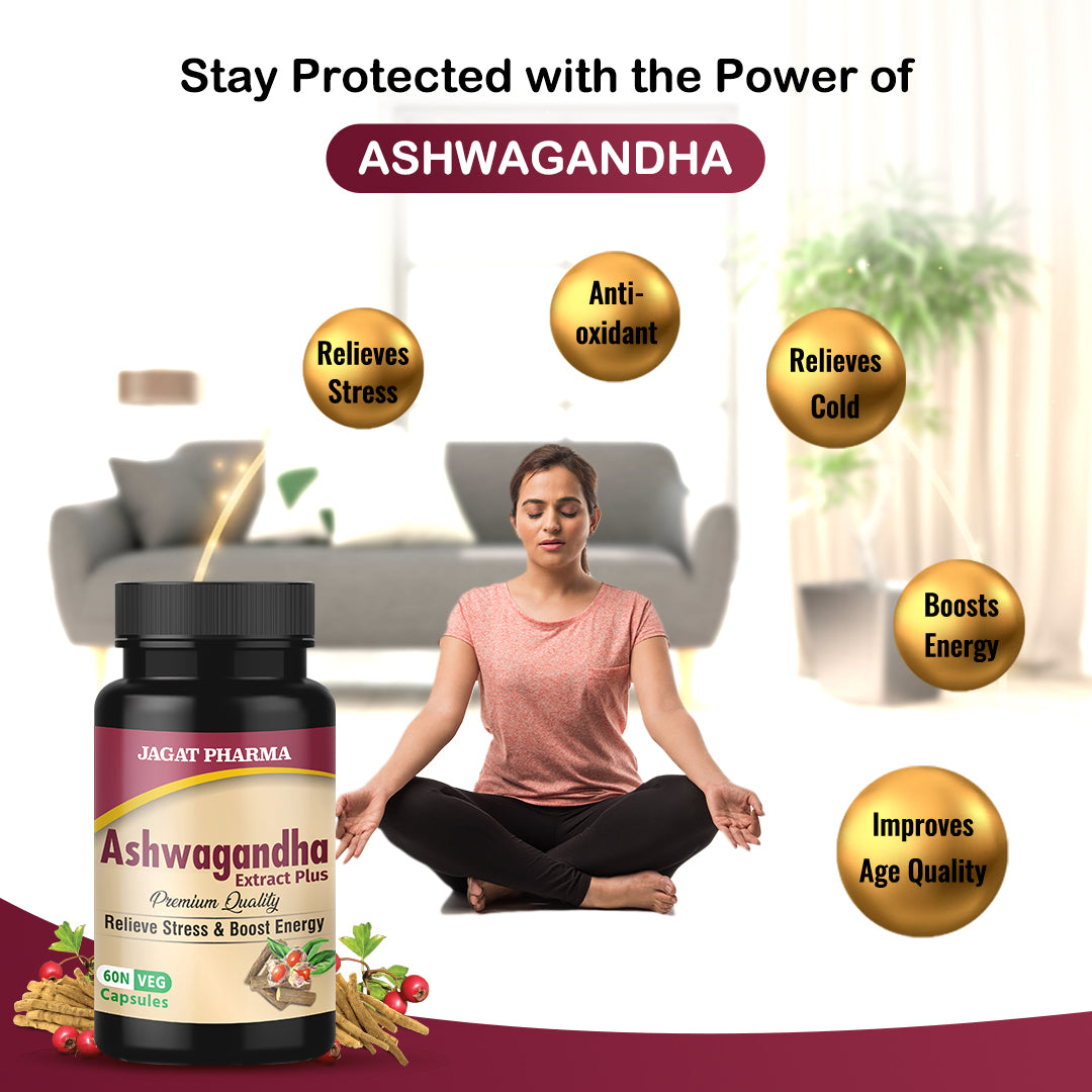 Ashwagandha Capsules | Helps Relieve Stress and Anxiety