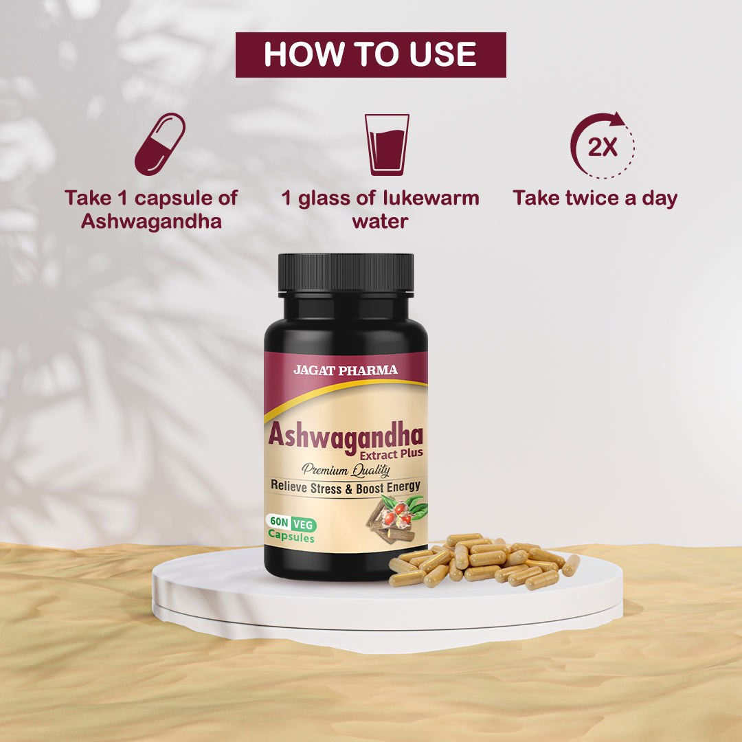 Ashwagandha Capsules | Helps Relieve Stress and Anxiety