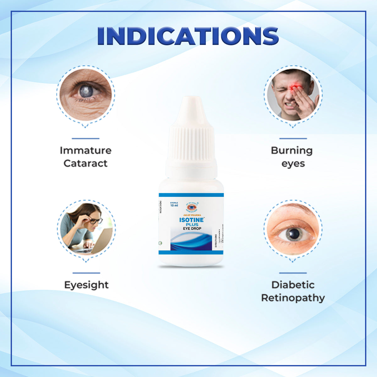 Isotine Plus Eye Drops Ayurvedic Eye Drops For Blurry Vision
