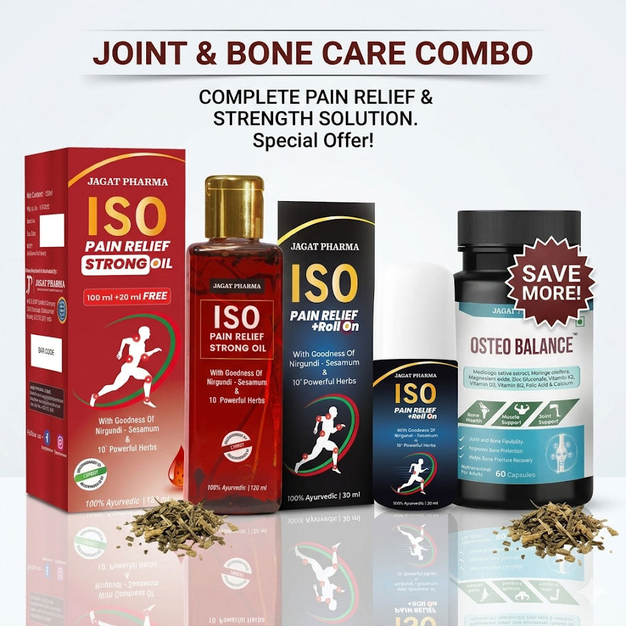 Osteo Balance Capsules + Iso Roll-On + Strong Oil Combo