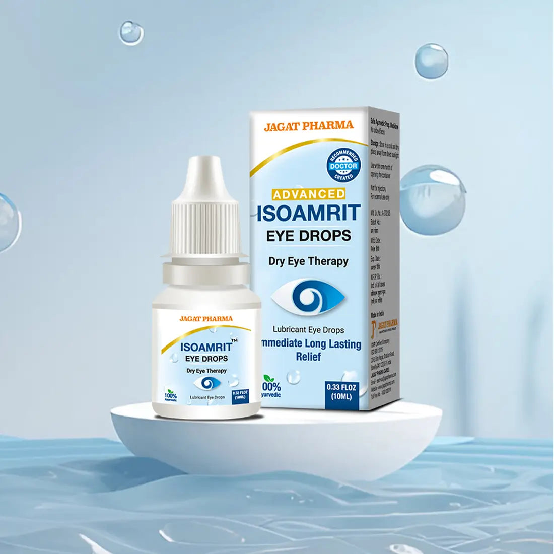 ISOAMRIT Ayurvedic Eye Drops for Dry Eyes- 10ml