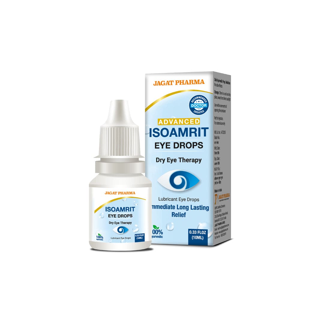ISOAMRIT Ayurvedic Eye Drops for Dry Eyes 10ml Jagat Pharma