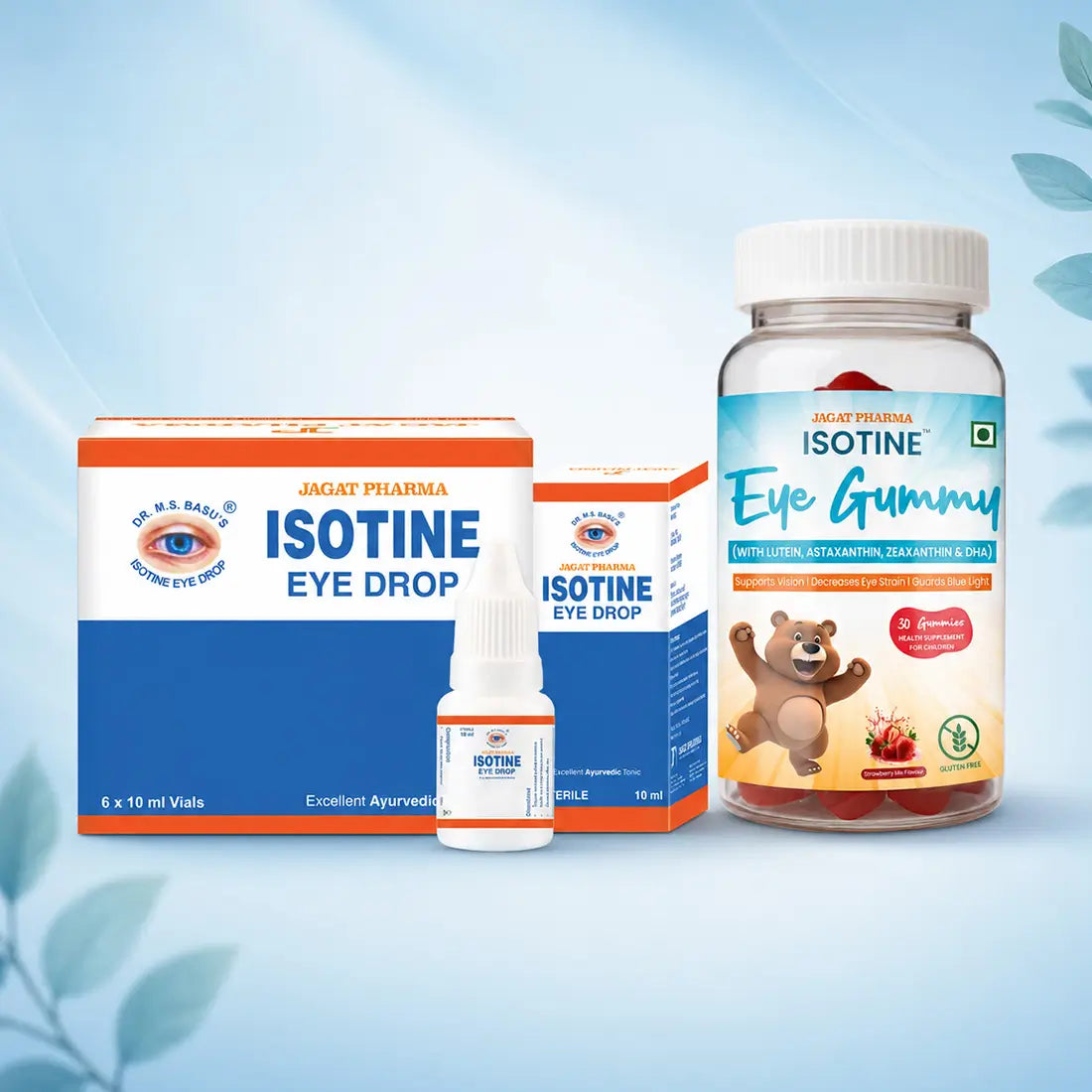 Isotine Eye Gummy (Kids) + Isotine Plain Combo: Daily Care for Healthy Eyes