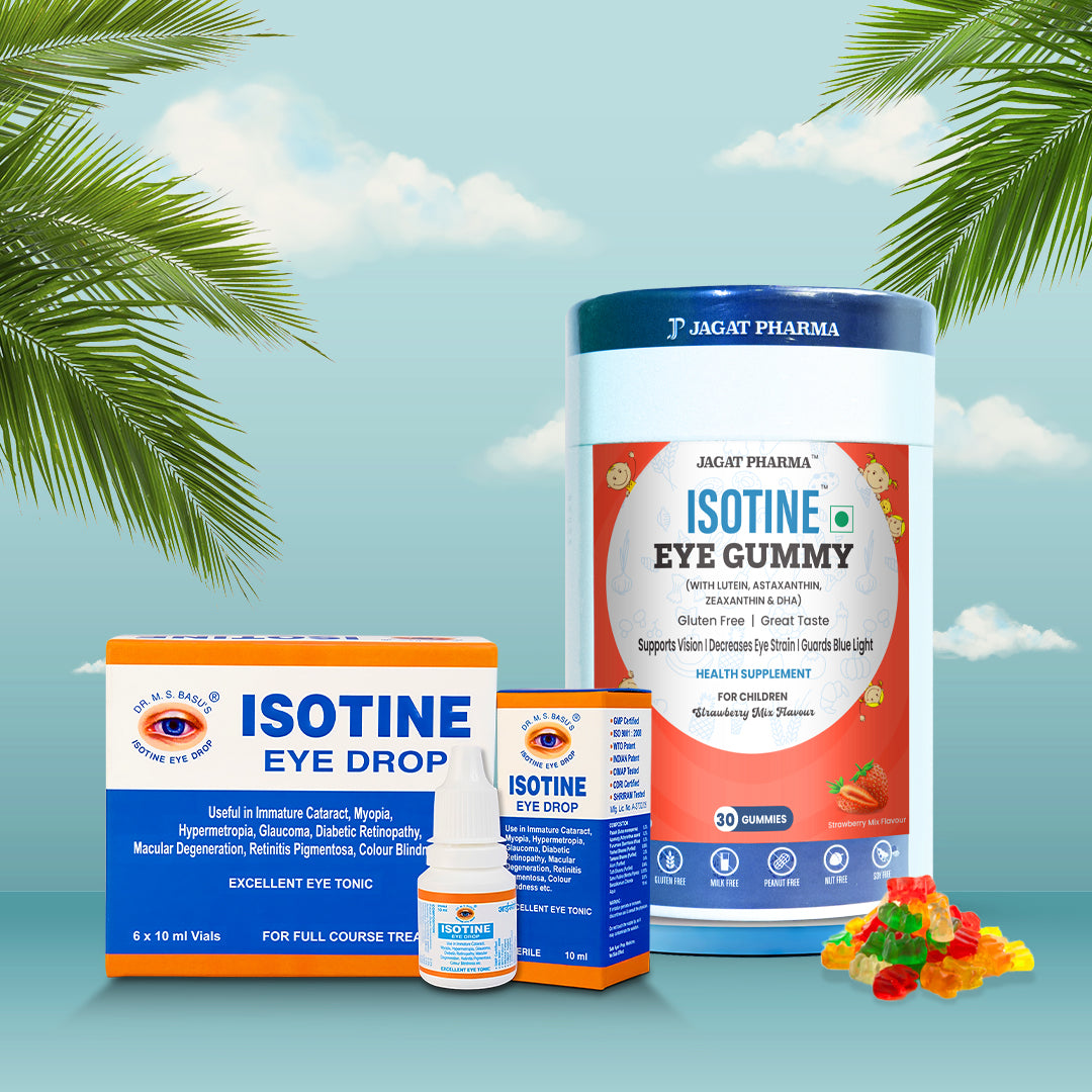 Eye Gummy + Isotine Plain Combo: Daily Care for Healthy Eyes