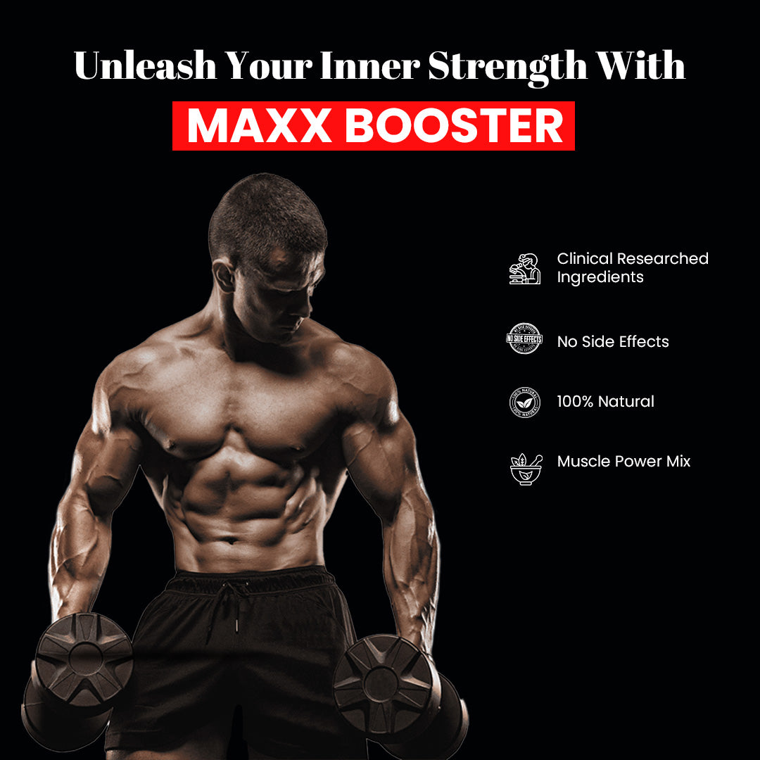 Maxx Booster- 60 Capsule Muscle Mass Gainer and Stamina Booster