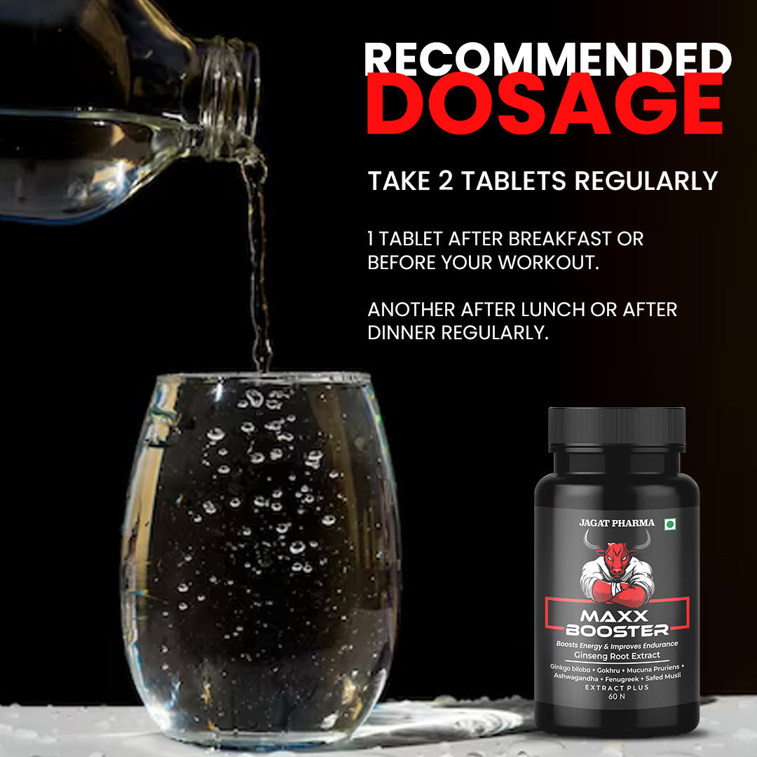 Maxx Booster- 60 Capsule Muscle Mass Gainer and Stamina Booster
