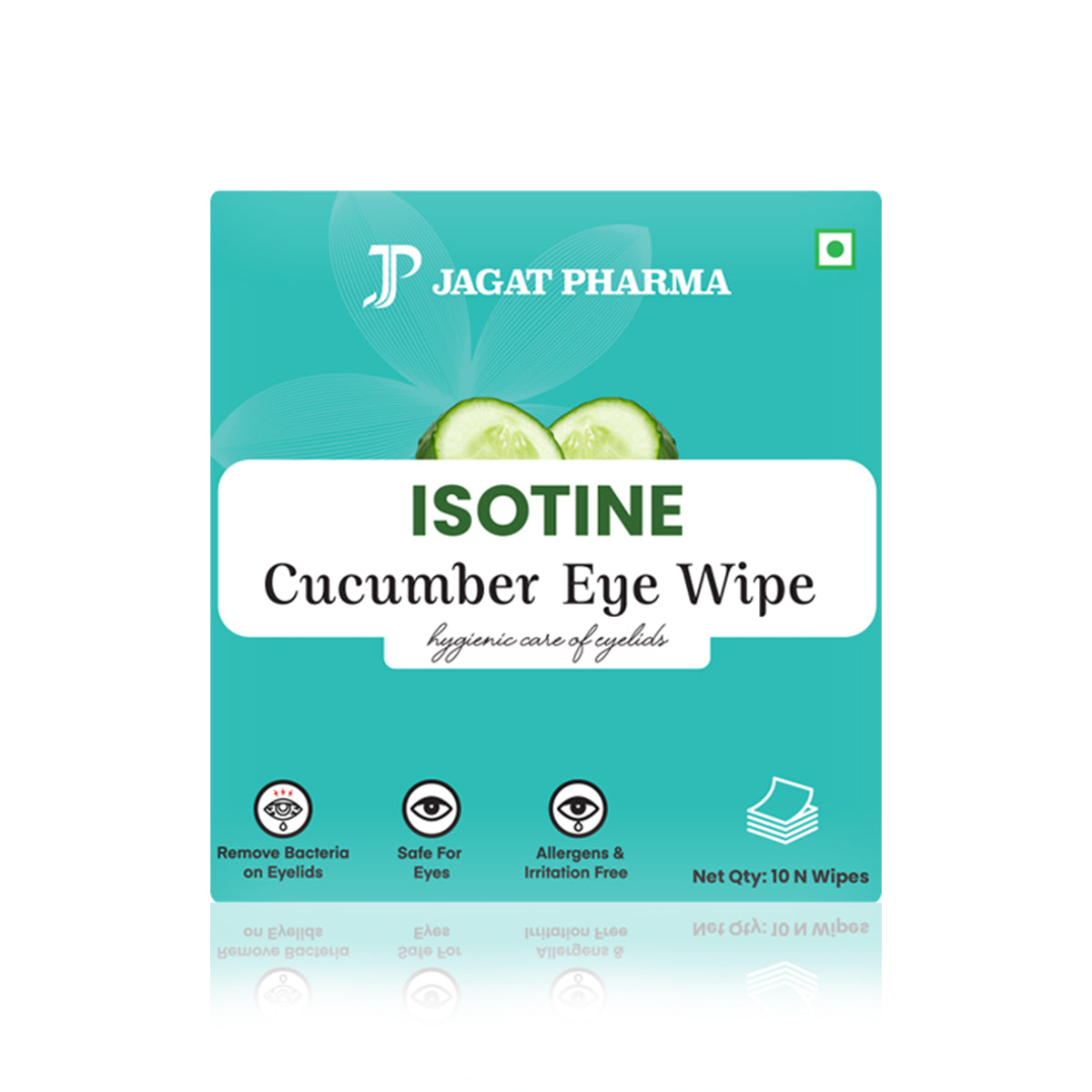 Isotine Cucumber Eye Wipes Pack 10