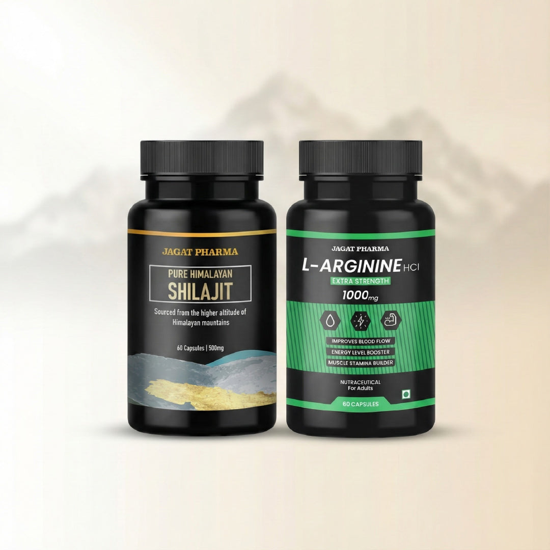 Pure Himalayan Shilajit + L-Arginine: Power Combo for Daily Performance
