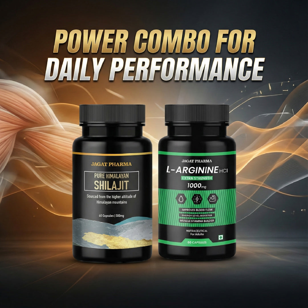 Pure Himalayan Shilajit + L-Arginine: Power Combo for Daily Performance
