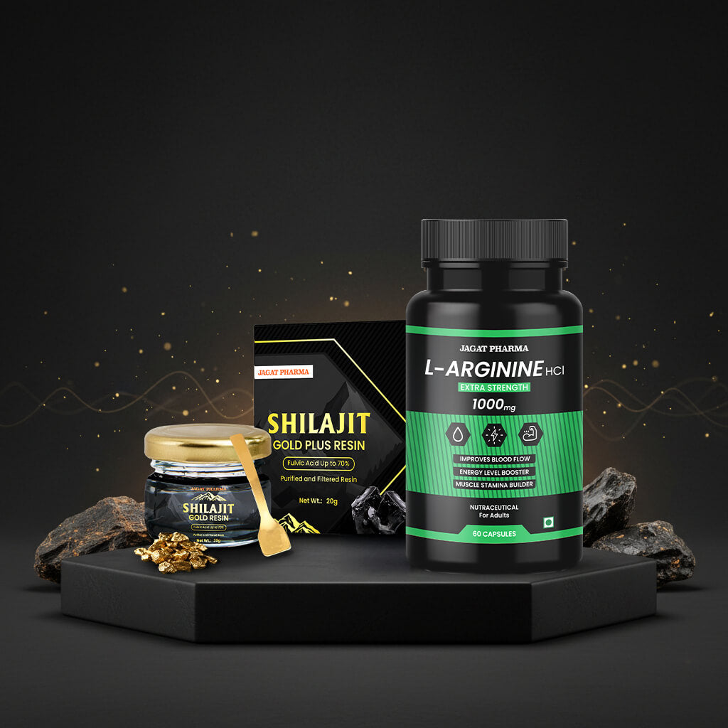 Himalayan Shilajit Gold Plus Resin with L-Arginine: The Power Combo for Daily Performance