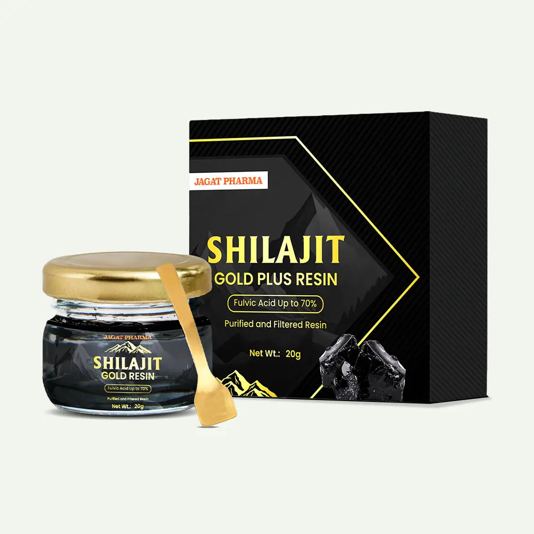 Himalayan Shilajit Gold Plus Resin 20g -For Strength Power Stamina