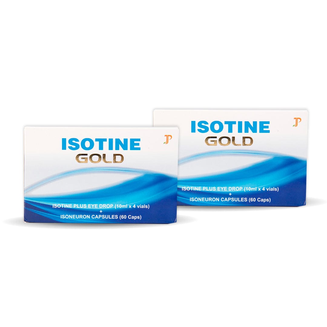 Isotine Gold Eye Drops-Pack Of 2-Empowering Vision's Strength.