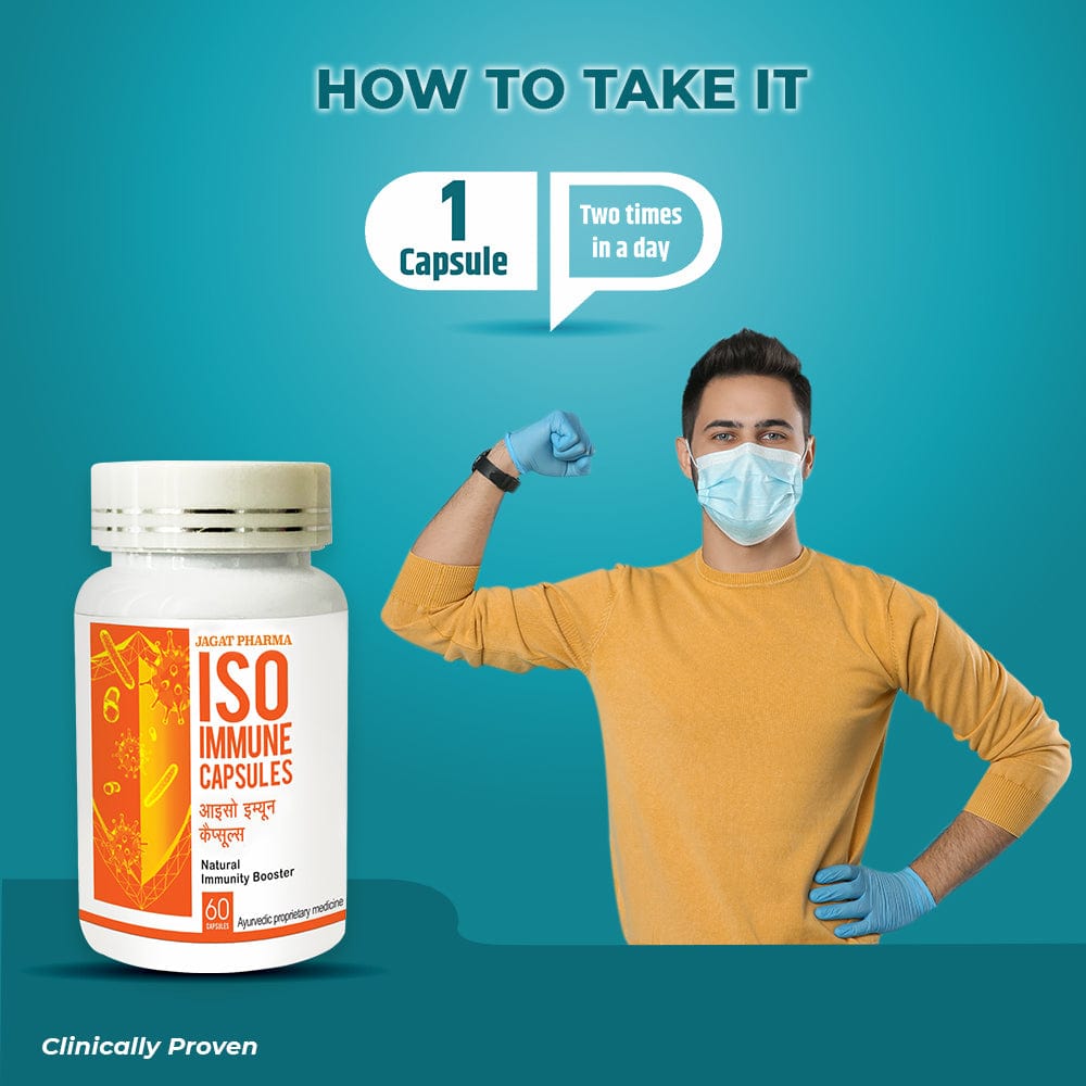 Iso Immune - Natural Immunity Booster Capsules Pack of 2